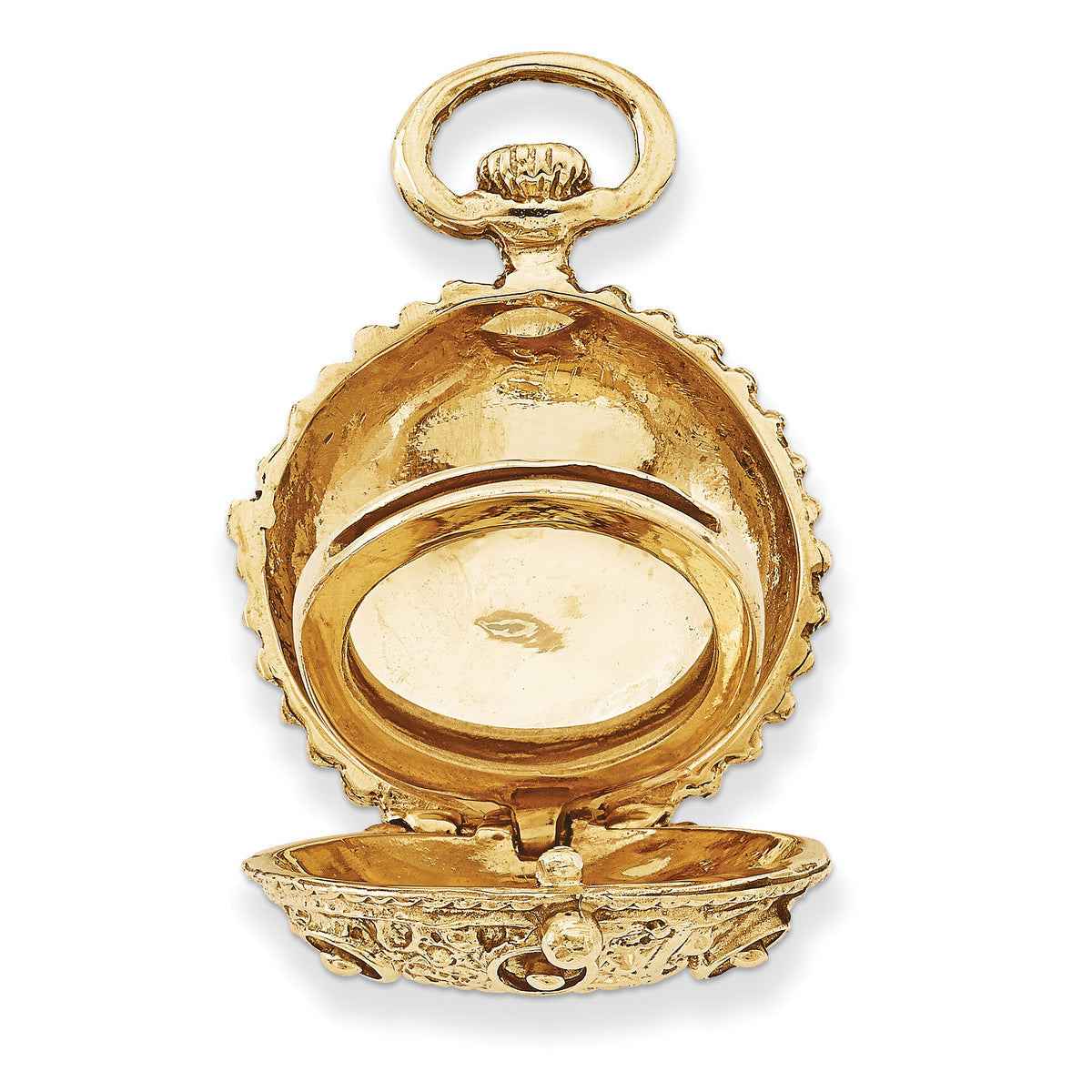 14k Fancy Domed Locket-A0696