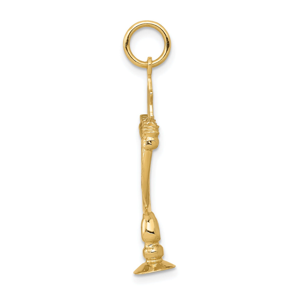 14K 3D Menorah Charm-A1053