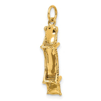 14k 3D Mackinac Bridge Charm-A1069/LM