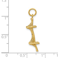 14k 3D Mackinac Bridge Charm-A1069/LM