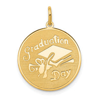 14k GRADUATION DAY Disc Charm-A1076
