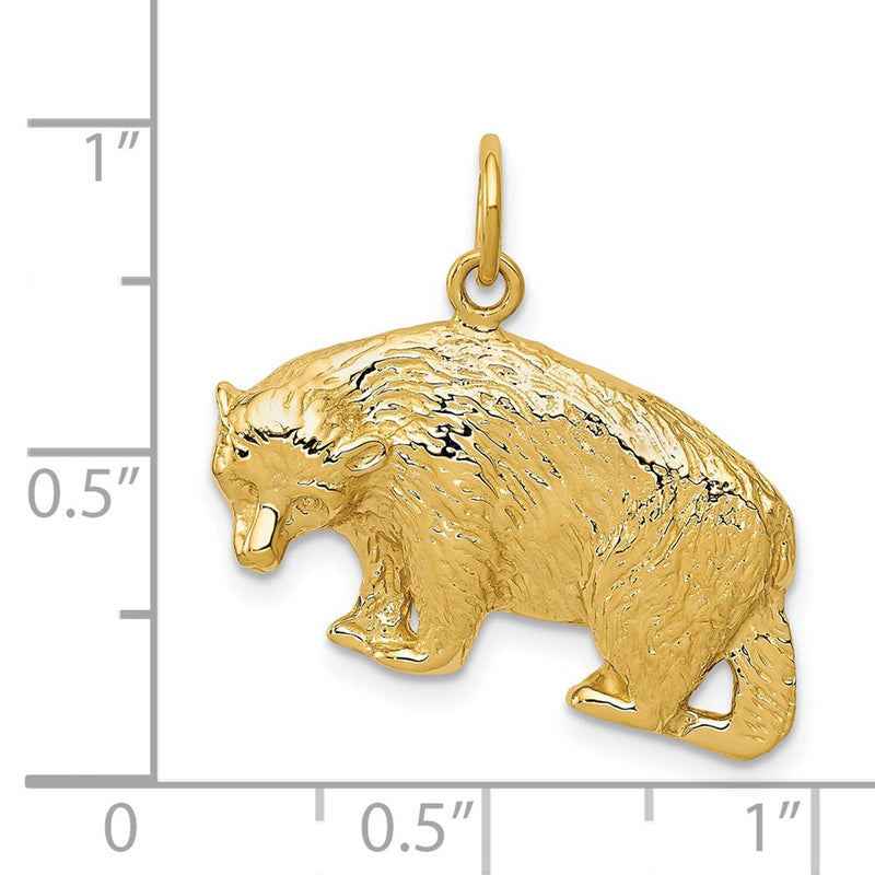 14k Bear Charm-A1158