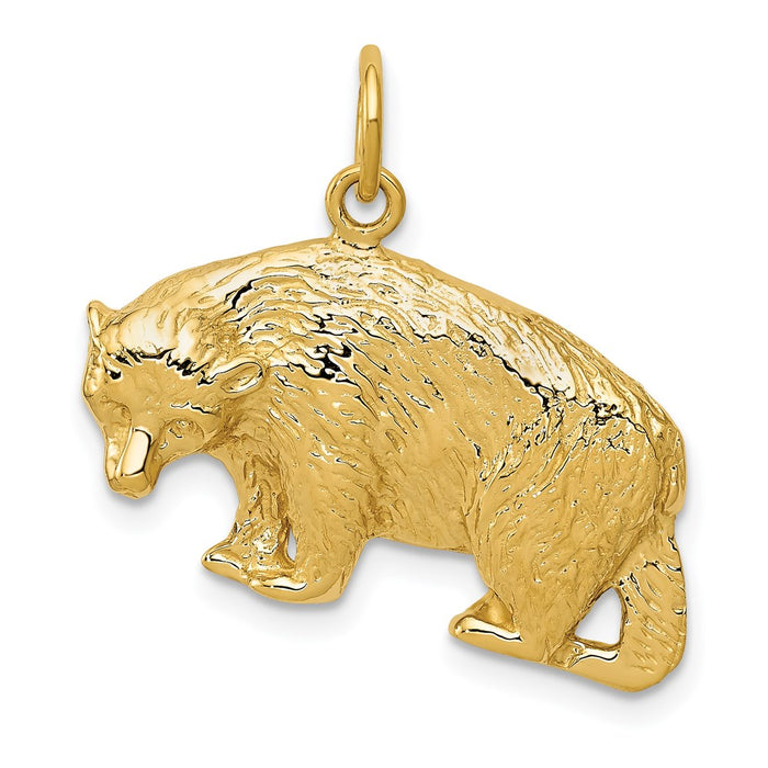 14k Bear Charm-A1158