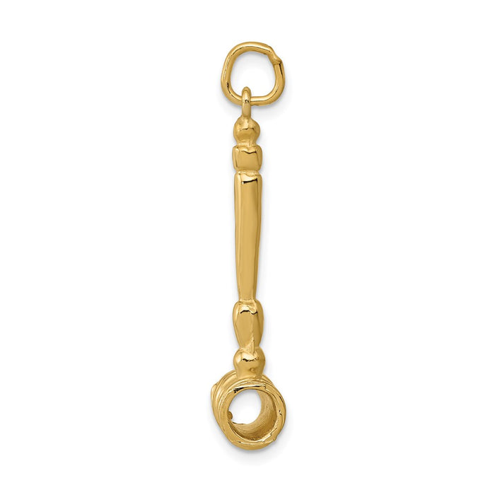 14k 3-D Gavel Charm-A1176