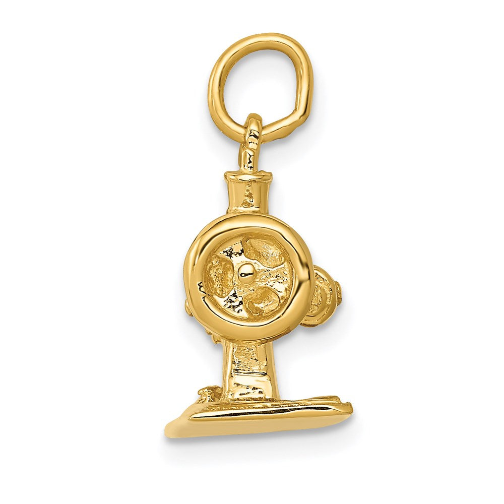 14K  3D Antique Sewing Machine Charm-A1212