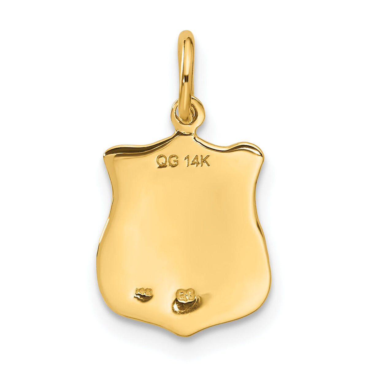14k Police Badge Charm-A1251