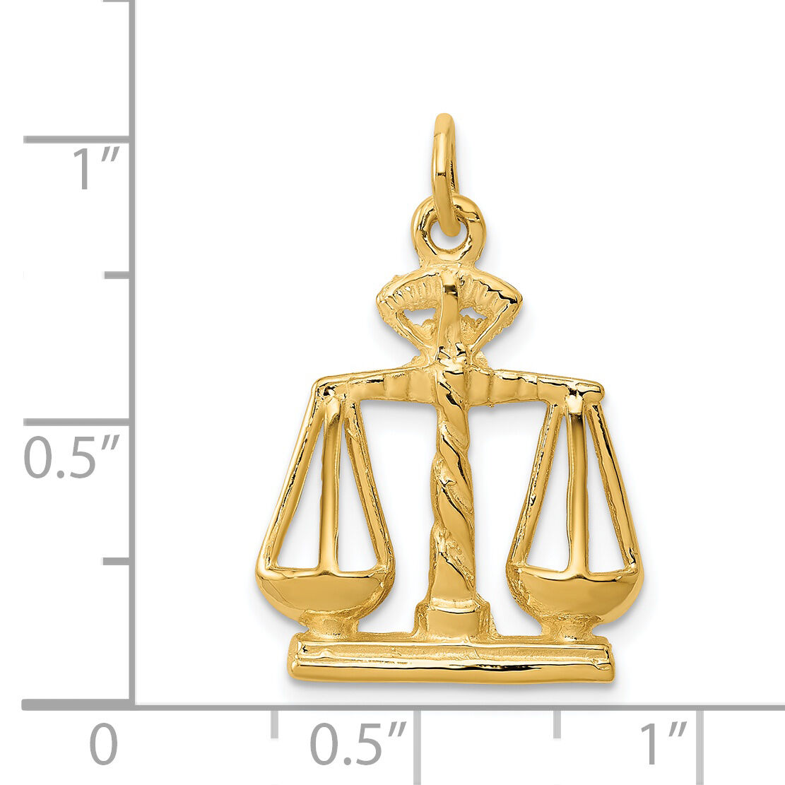 14k Scales Of Justice Charm-A1493