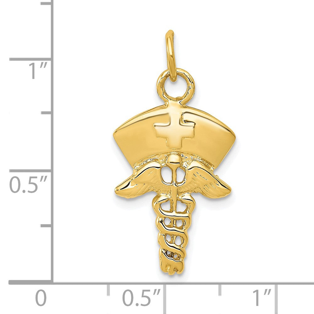 14k Nurse Symbol Charm-A1602