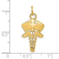 14k Nurse Symbol Charm-A1602