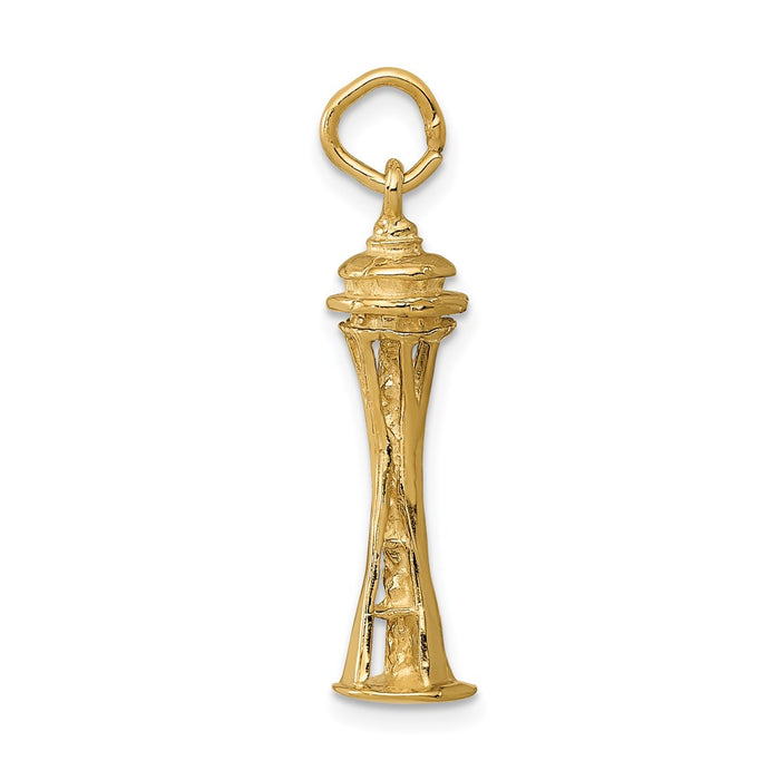 14k 3D Space Needle Charm-A1913