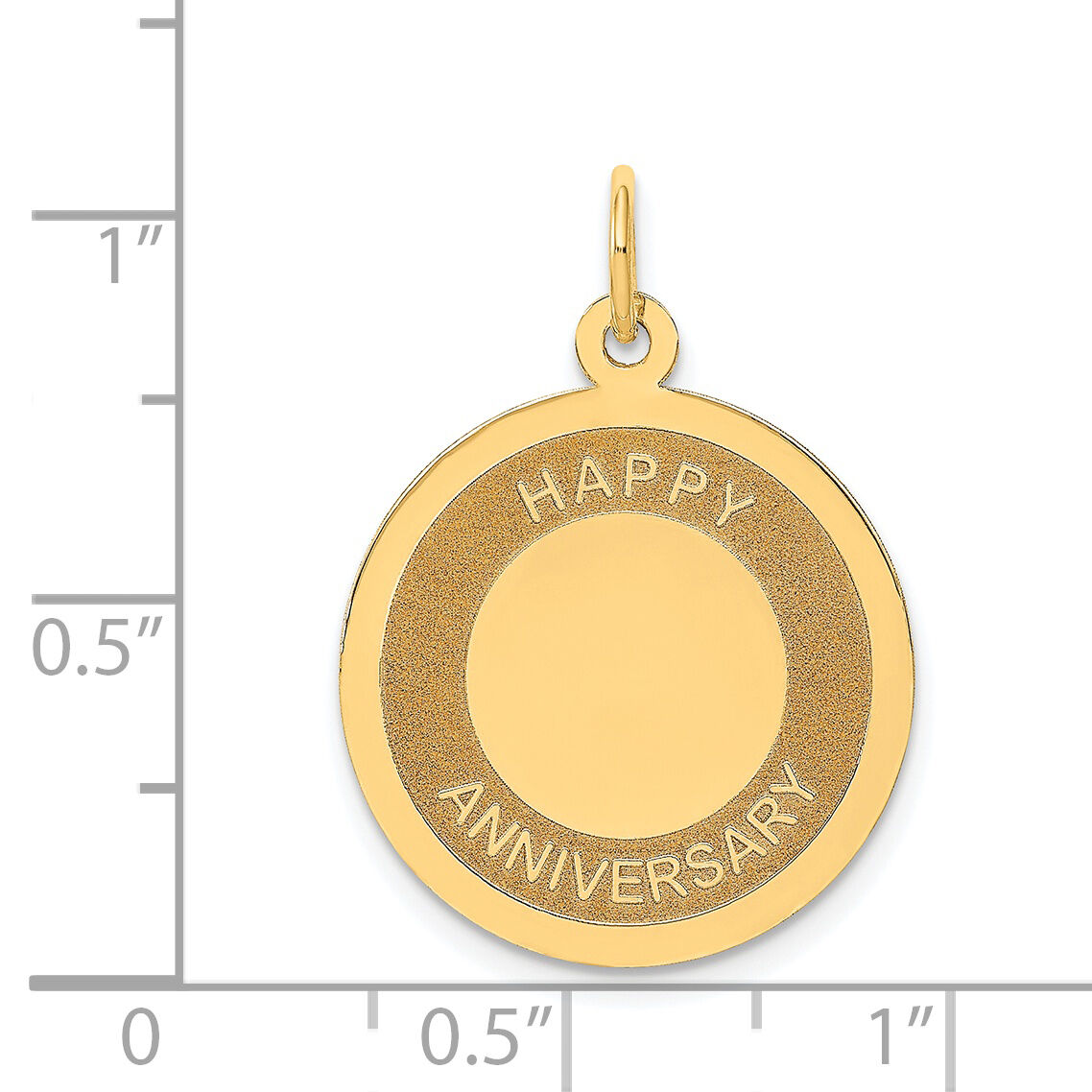 14K HAPPY ANNIVERSARY Charm-A1953