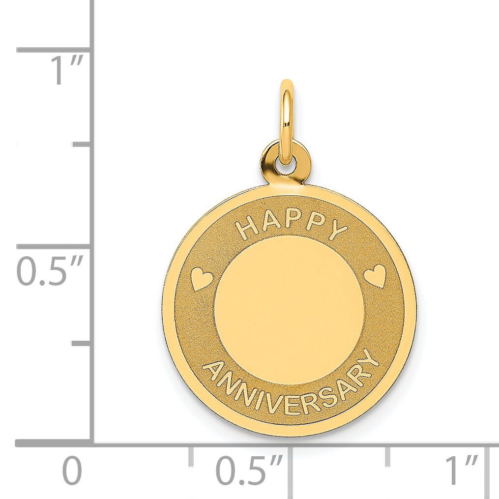 14K HAPPY ANNIVERSARY Charm-A1953/L