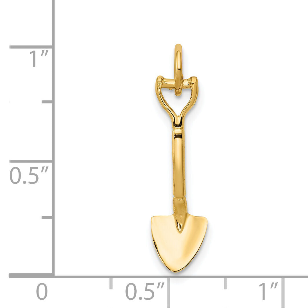 14k 3-D Spade Charm-A2140