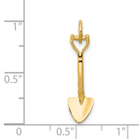14k 3-D Spade Charm-A2140
