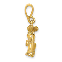 14K 3D Drum Set Charm-A2188