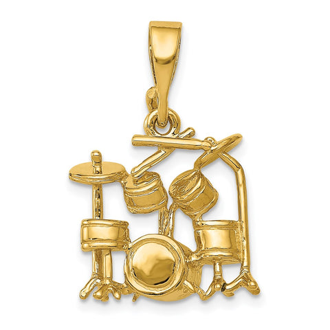 GOLD MUSICAL PENDANT