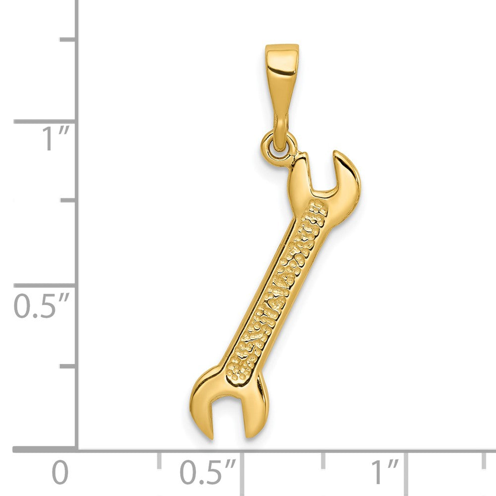 14k 3D Wrench Charm-A2200