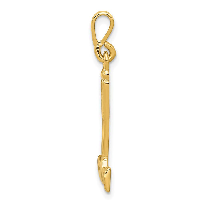 14k Hammer Charm-A2201