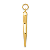 14k Large 3D Italian Horn Charm-A2699