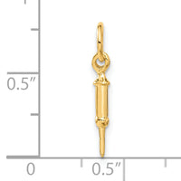 14k Doctors Syringe Charm-A2938
