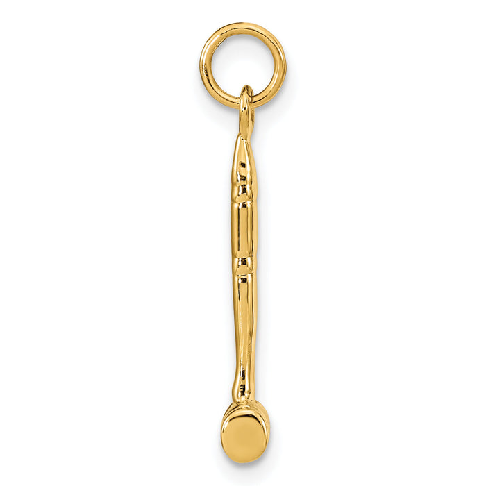 14k 3-D Gavel Charm-A4116