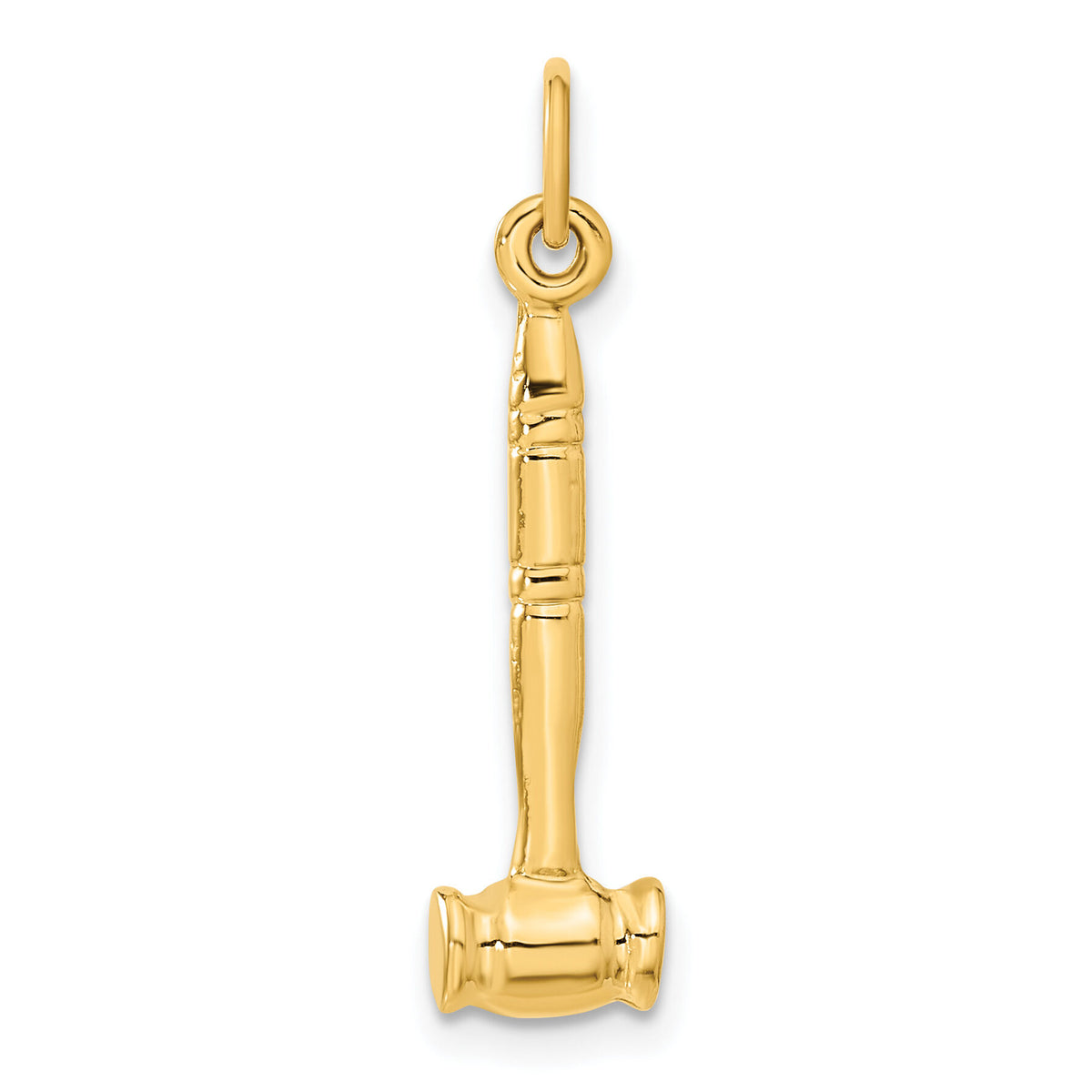14k 3-D Gavel Charm-A4116