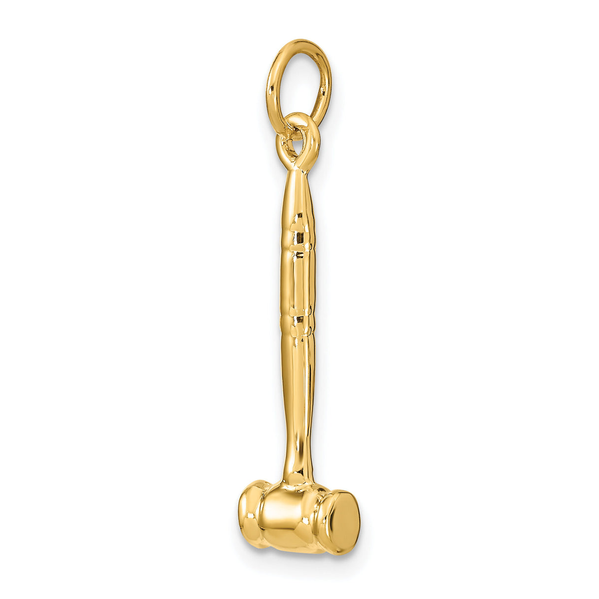 14k 3-D Gavel Charm-A4116