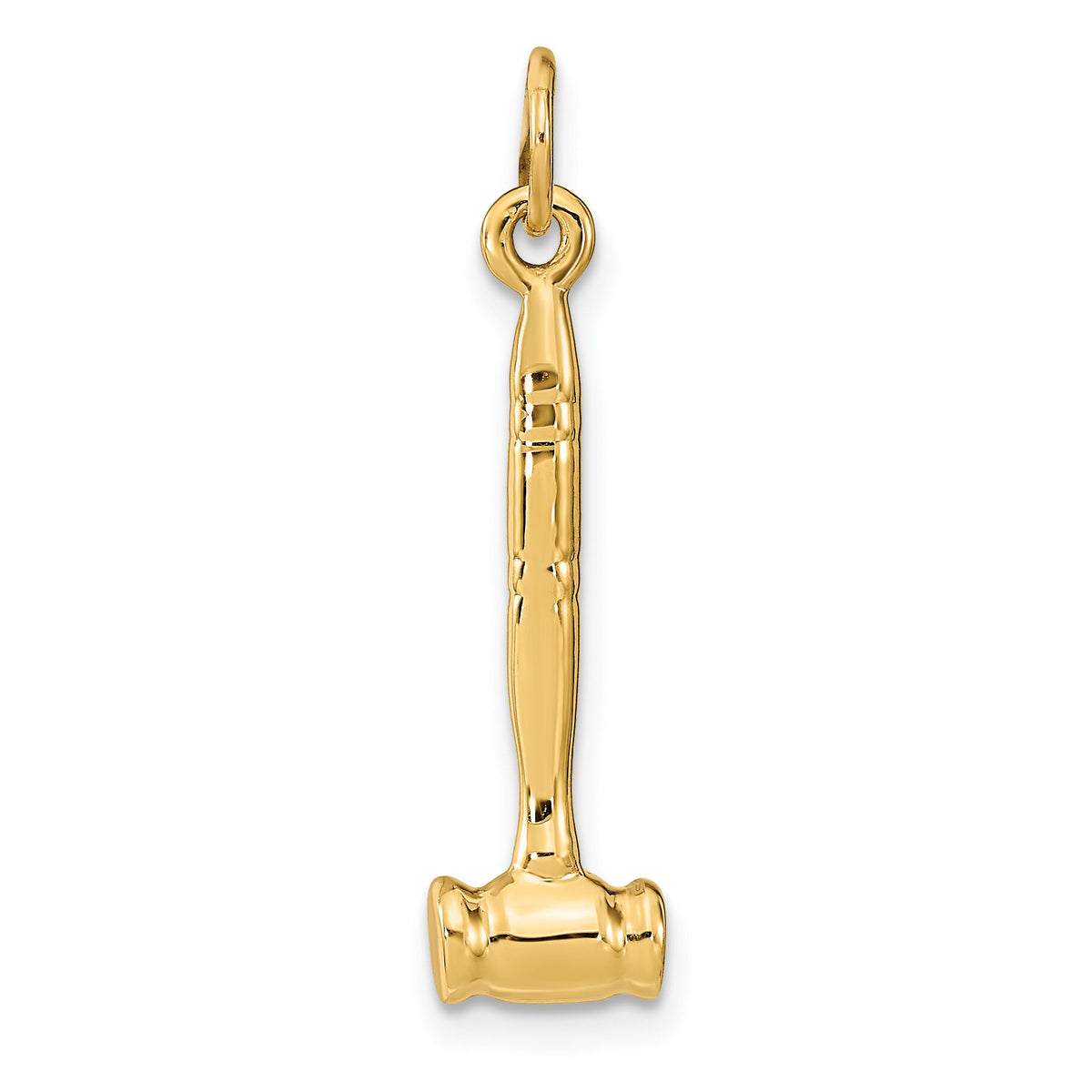 14k 3-D Gavel Charm-A4116