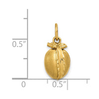 14k Peach Charm-A4429