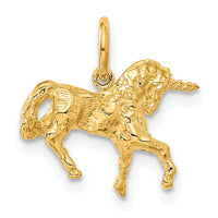 14k Unicorn Charm-A4704/L