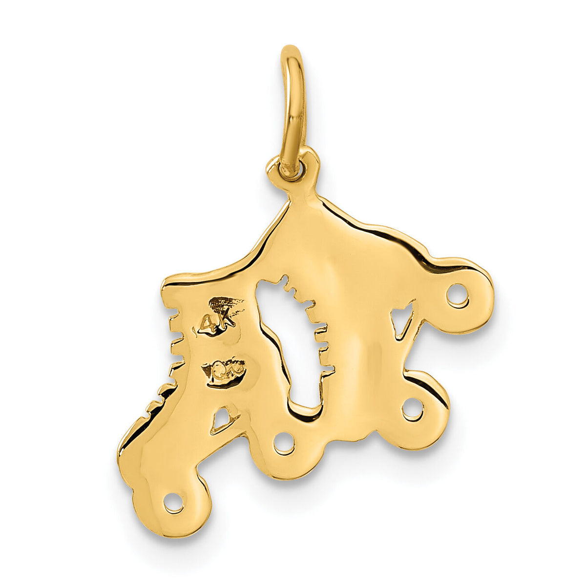 14k Roller Skates Charm-A4735