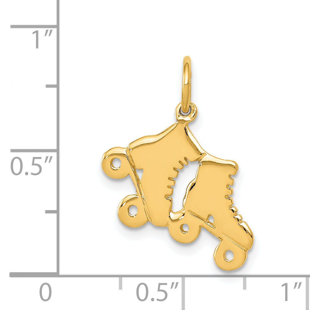 14k Roller Skates Charm-A4735