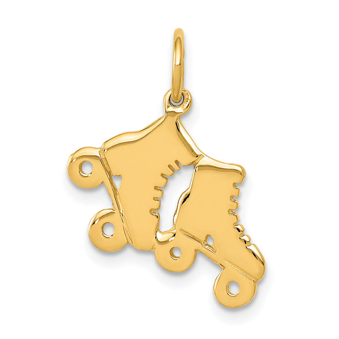 14k Roller Skates Charm-A4735