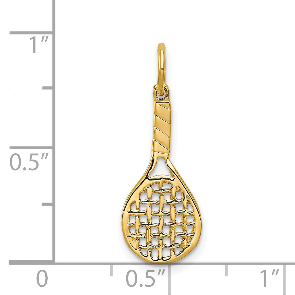 14k Racquet Charm-A4773