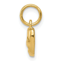 14k Comedy/Tragedy Charm-A4855
