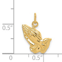 14k Praying Hands Charm-A4890