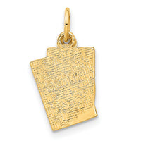 14k Enameled Blackjack Playing Cards Charm-A4952