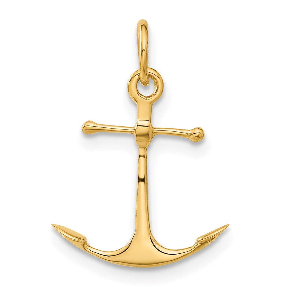 14K 3D Anchor Charm-A5059