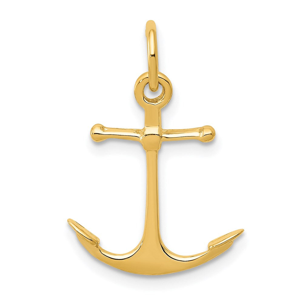 14K 3D Anchor Charm-A5059