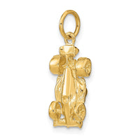 14k 3-D Race Car Charm-A7613