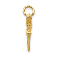 14K  3D Ballerina Charm-A9048
