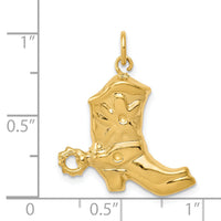 14k Boot Charm-A9133