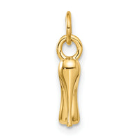 14K  3D High heel shoe Charm-A9138