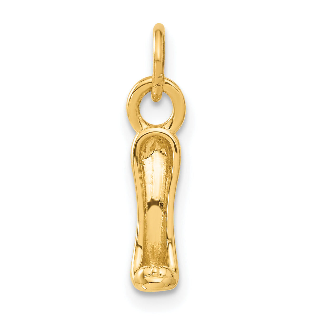 14K  3D High heel shoe Charm-A9138