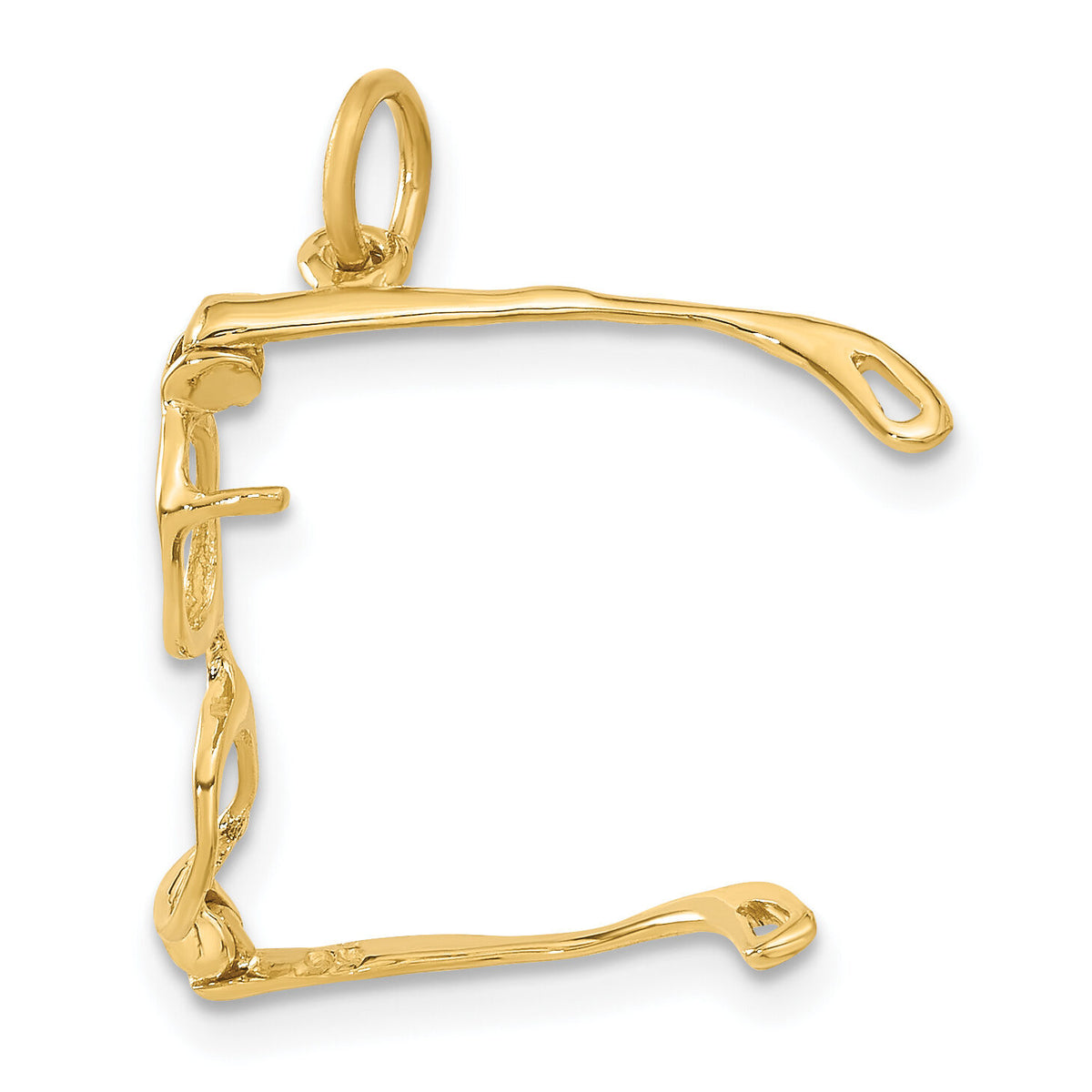14k Moveable Glasses Charm-A9139