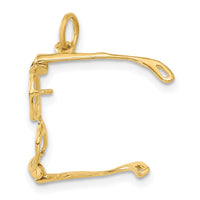 14k Moveable Glasses Charm-A9139