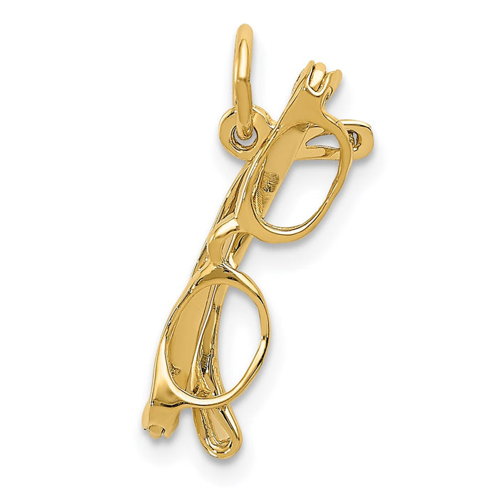 14k Moveable Glasses Charm-A9139