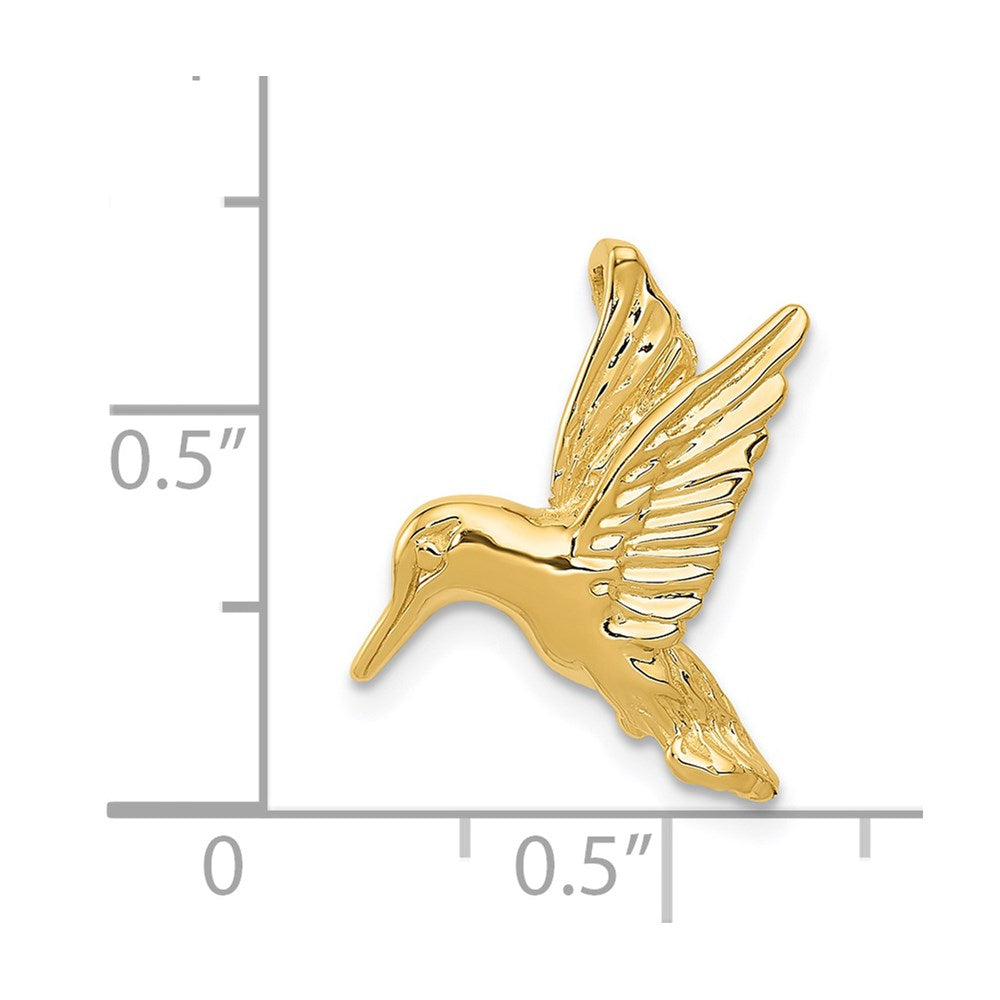 14k Hummingbird Chain Slide-A9199