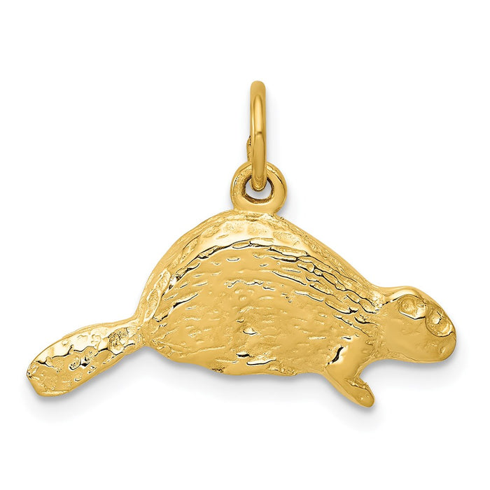 14k Beaver Charm-A9225