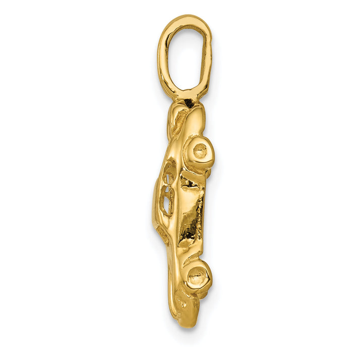 14k 3D Sports Car Charm-A9394